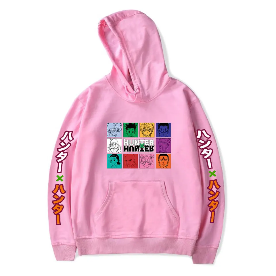 

Hunter x hunter hoodie Men Women Fleece Hoodies Sweatshirt Harajuku Printed Pullovers Letter Pattern Fashion Autumn and Winter