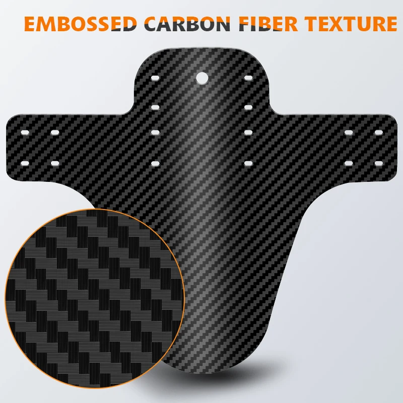 Лидер продаж велосипедное крыло углеродное волокно тиснение велосипедные