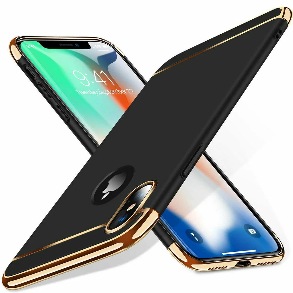 

Coque Luxe 3 en 1 Mat Housse Pour Apple For iPhone X XS XR Max 8 7 6 S 6 Plus