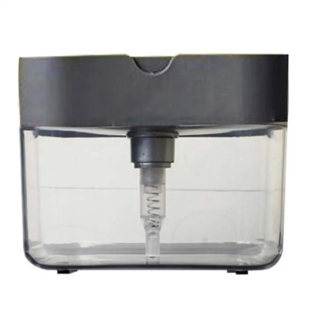 

Soap Dispenser Soap Pump Sponge 2-in-1 Manual Press Liquid Soap Dispenser With Washing Sponge Kitchen Bathroom Soap Organizer