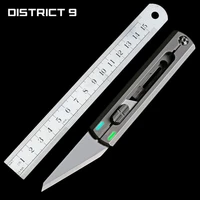 district9 six generations utility knife titanium alloy tactical self defense knife edc