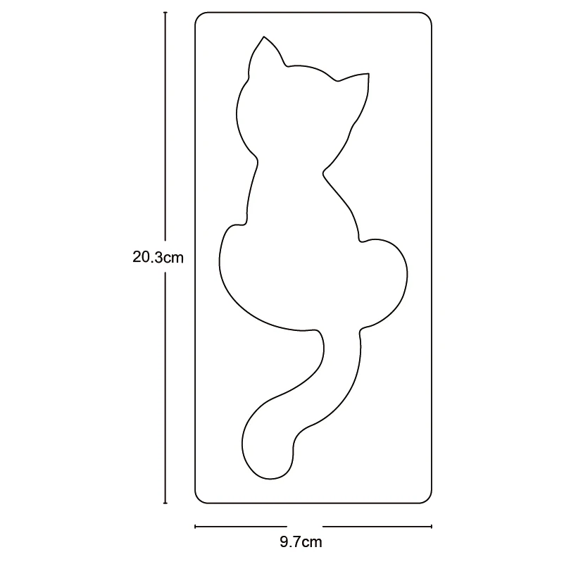 Cute cat handmade Wooden die Scrapbooking 2020 New Cutting Dies fit common machine with cover pad | Дом и сад