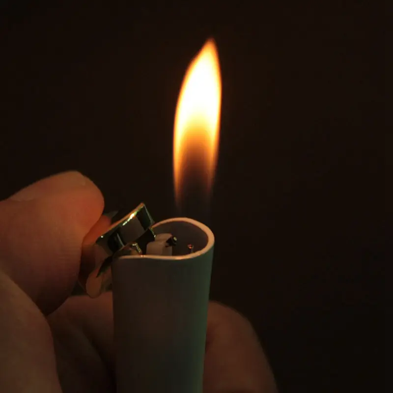 Портативная креативная Бутановая газовая зажигалка баллон металлические