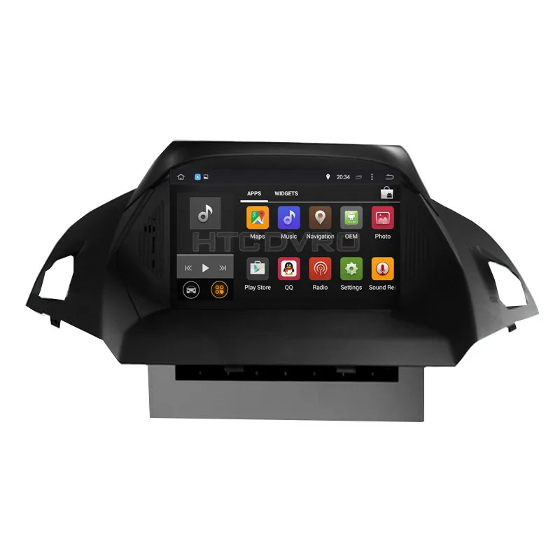 YMODVHT 8 дюймов 4G Восьмиядерный Android 9 0 7 1 автомобильный DVD GPS для Ford Kuga/Escape 2013 Авто RDS