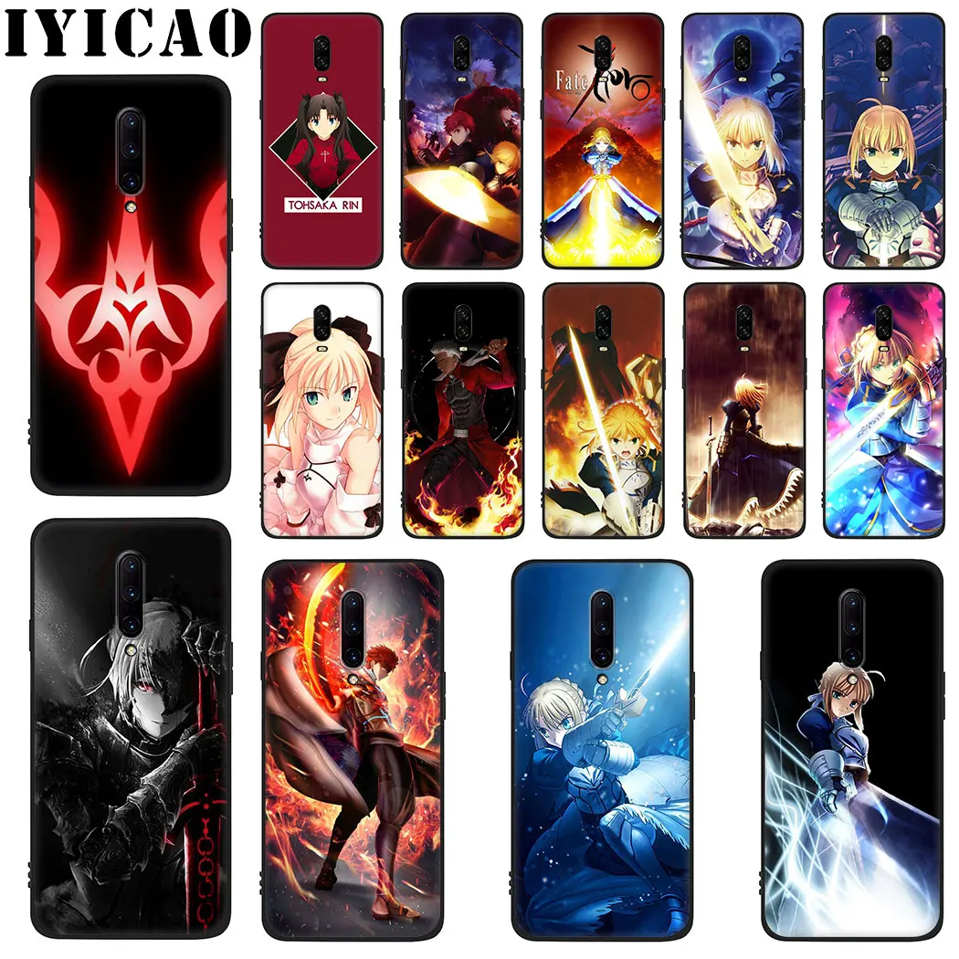 Мягкий силиконовый чехол с аниме Fate stay night для oneplus 5 5t 6 6t 7 Pro|Бамперы| |
