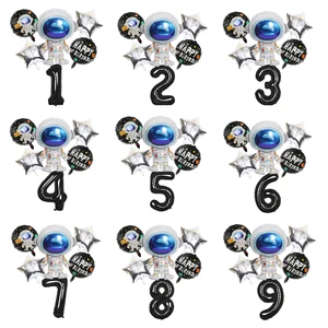 Высококачественная новая космическая серия алюминиевых воздушных шаров ракета, космонавт любимые игрушки для вечеринки в честь Дня Рождения для мальчиков Декор гелиевые глобусы