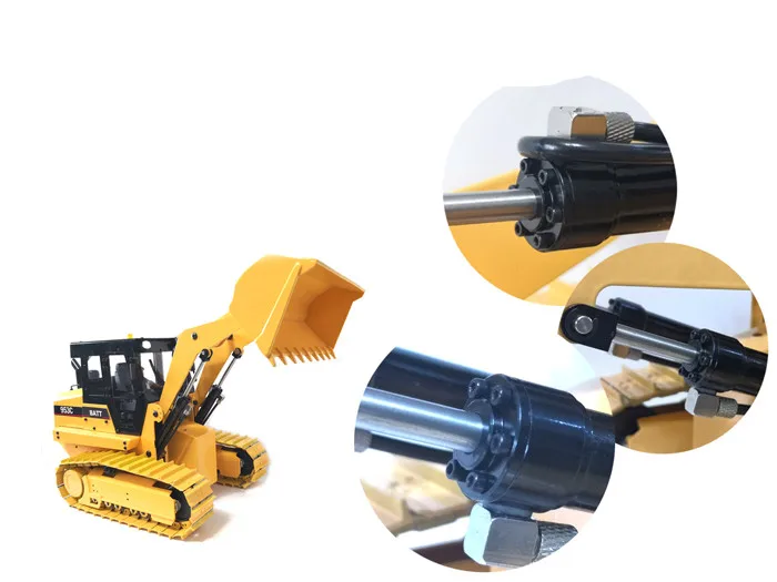 Günstig 1/14 Elektro-hydraulische Fernbedienung Modell Von Alle-metall Crawler Loader