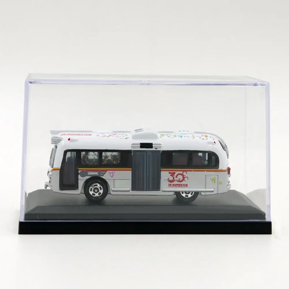 Чехол для дисплея Kuulee из акрила автомобиля масштаба 1:64 пыленепроницаемый черный