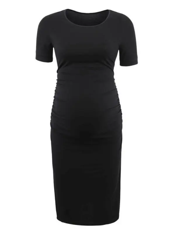 Модное женское платье для беременных длинное платье-карандаш на бретельках