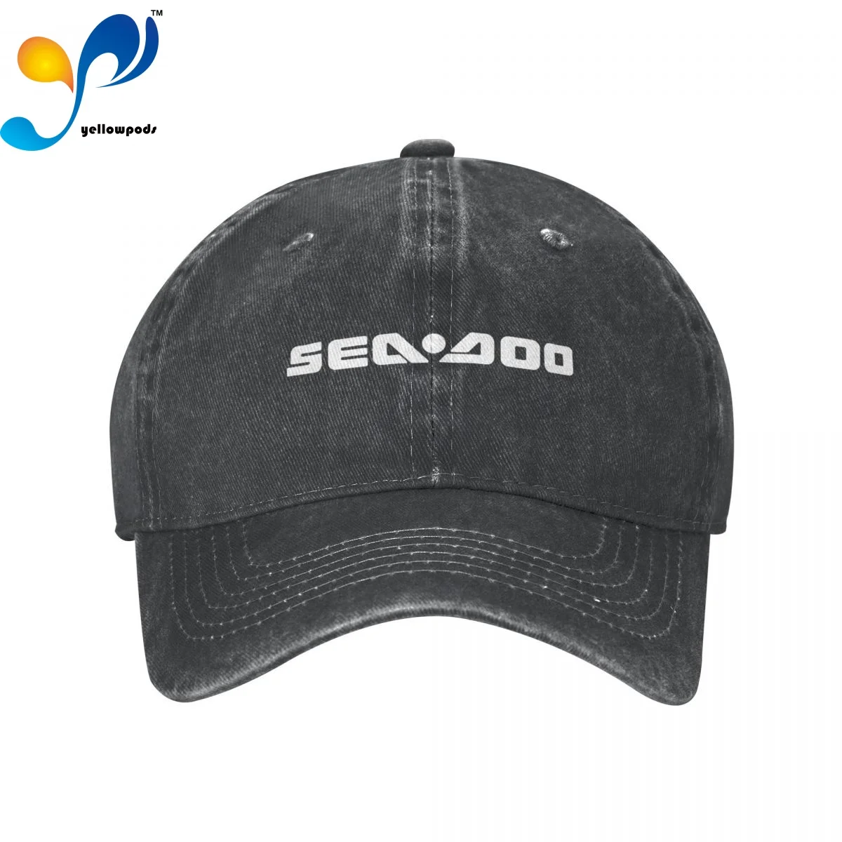 

Модная изношенная джинсовая кепка Sea Doo, летняя уличная Женская кепка, бейсболки, спортивные кепки в стиле хип-хоп