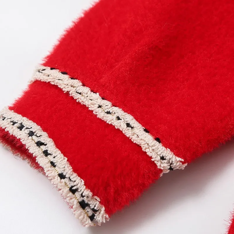 

Artsnie Winter 2020 Sweet Red Coats Women Turn Down Collar Double Pockets Oversized Coat Female Preppy Vintage Warm Jackets Coat