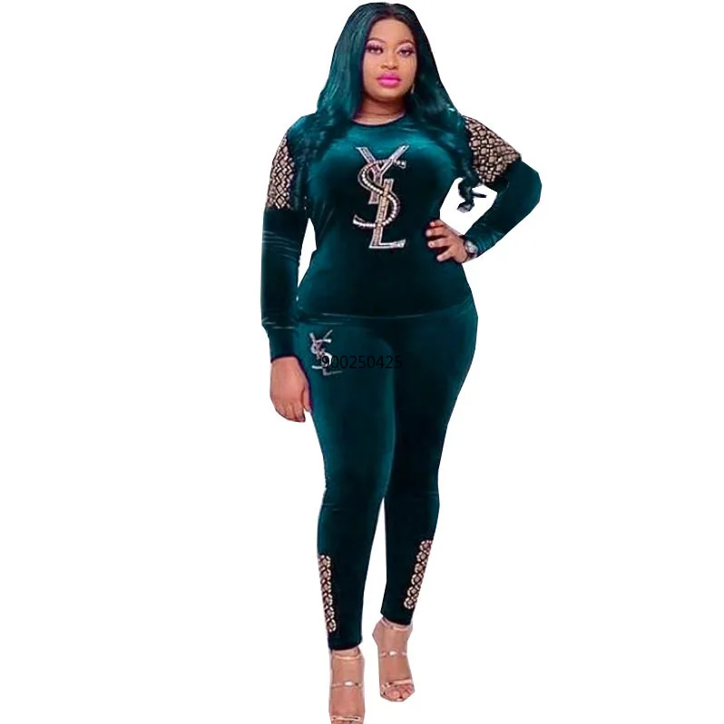 Бархатная африканская женская одежда осень/зима 2020 Африканская Одежда