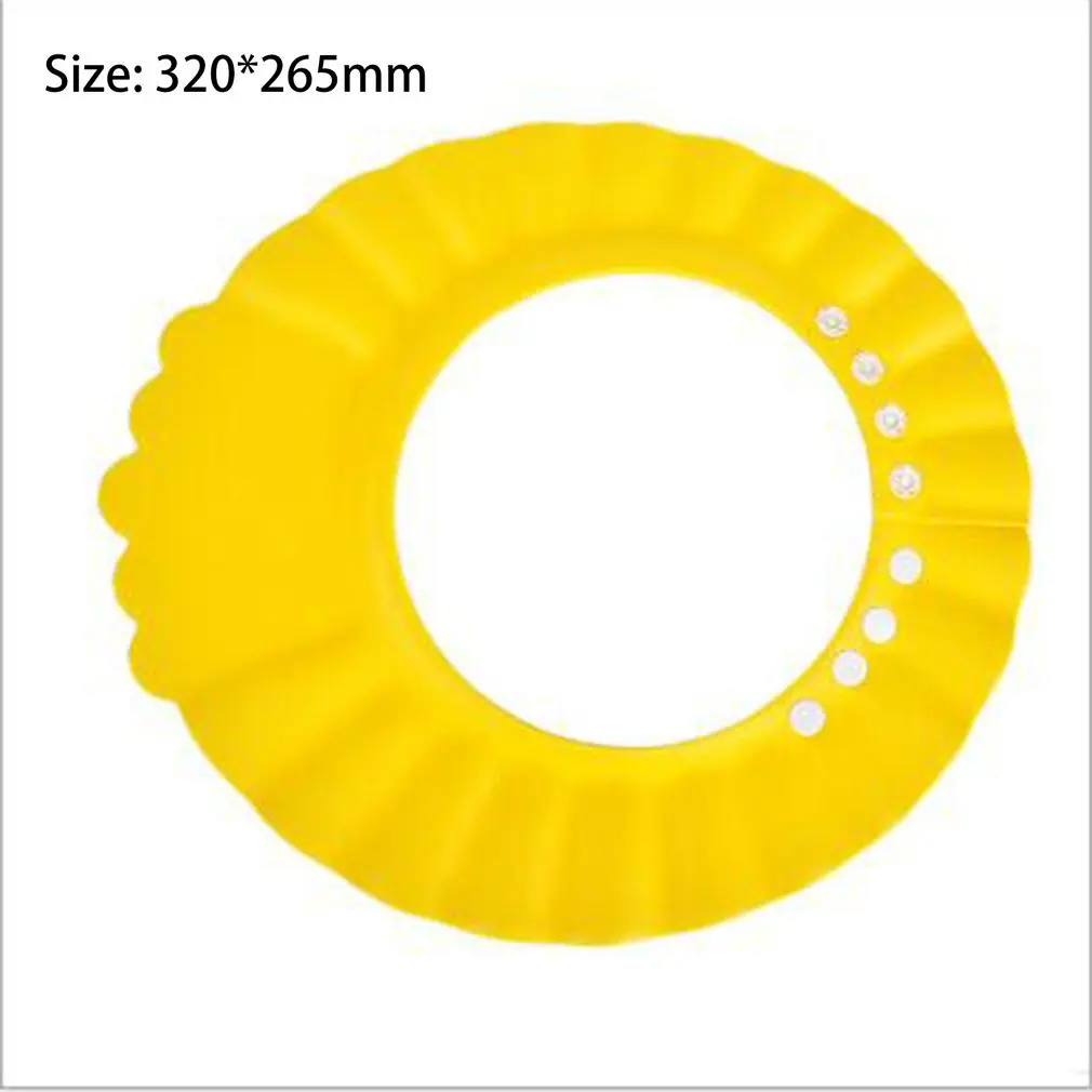

Safe Shampoo Caps Shower Bathing Bath Protective Cap Baby Wash Hair Shield Children Bathing Shower Hat For Baby Care 3 Colors