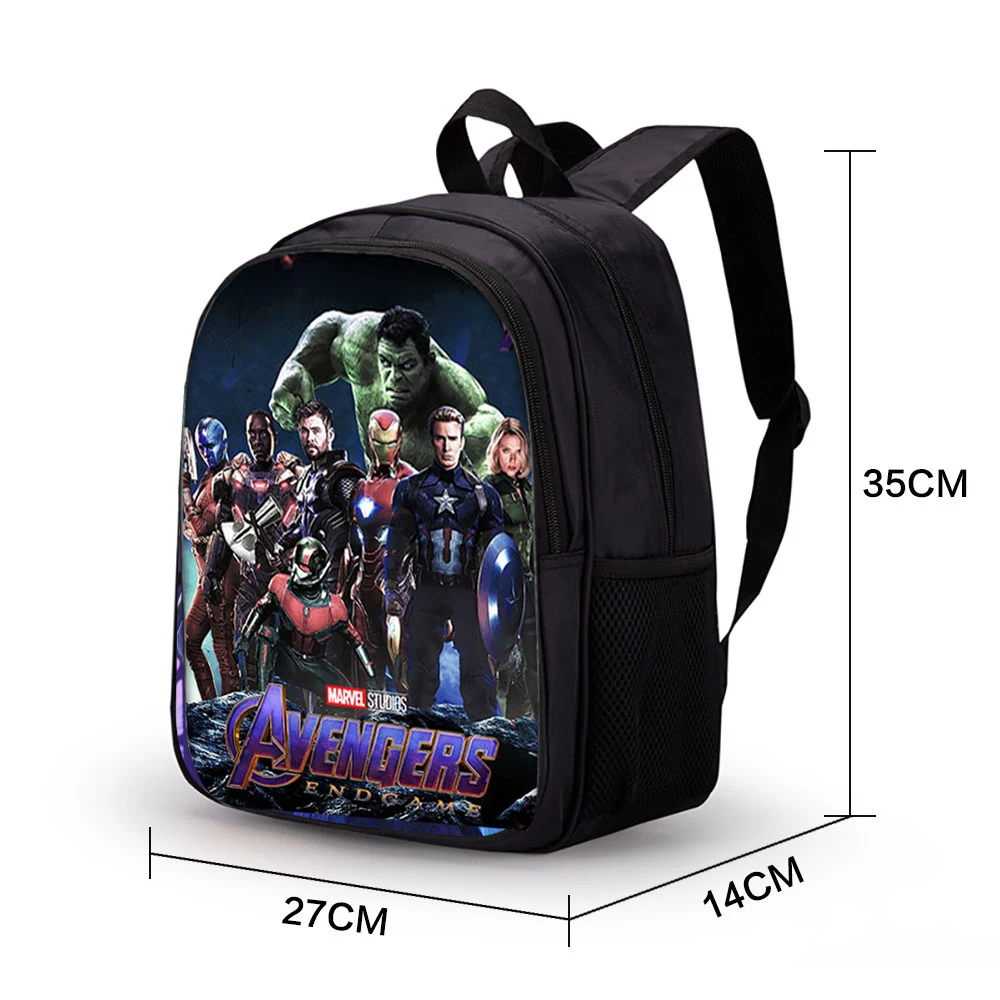 MARVEL Boys and Girls Three-Piece Schoolbag Children's Outdoor Travel Bag Cartoon Printing Backpack Mochila Christmas Gifts