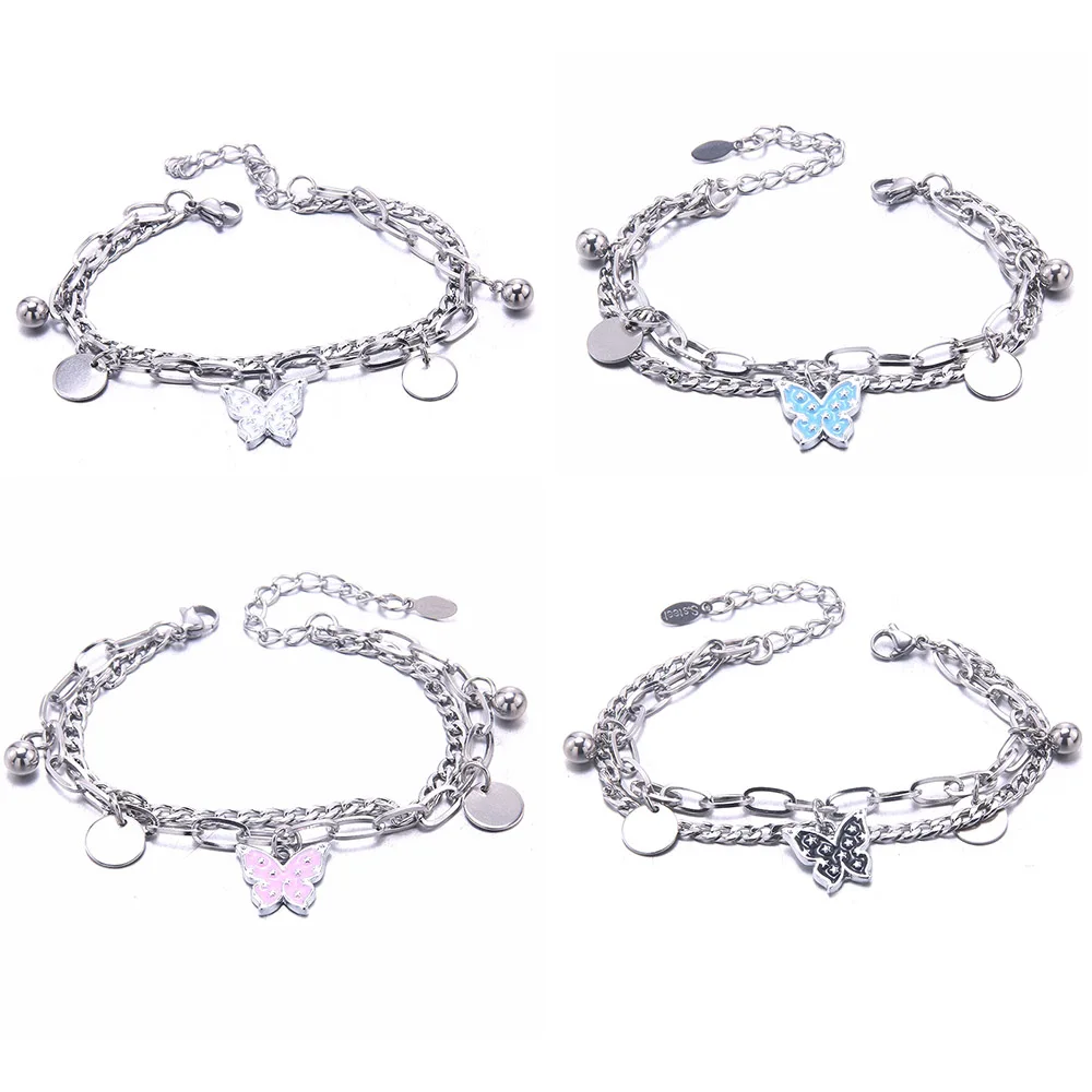 Новые Стильные Простые браслеты для мужчин и женщин классические ювелирные