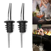 wine pourer stainless steel alcohol liquor spouts bottle dispenser wine bottle stopper with cap kitchen bar wine accessories