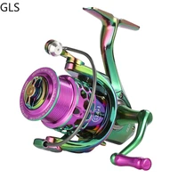 new sk 800 1500 2500 series cnc metal rocker fishing accessories 5 01 gear ratio spinning reel 51bb multicolor fishing wheel