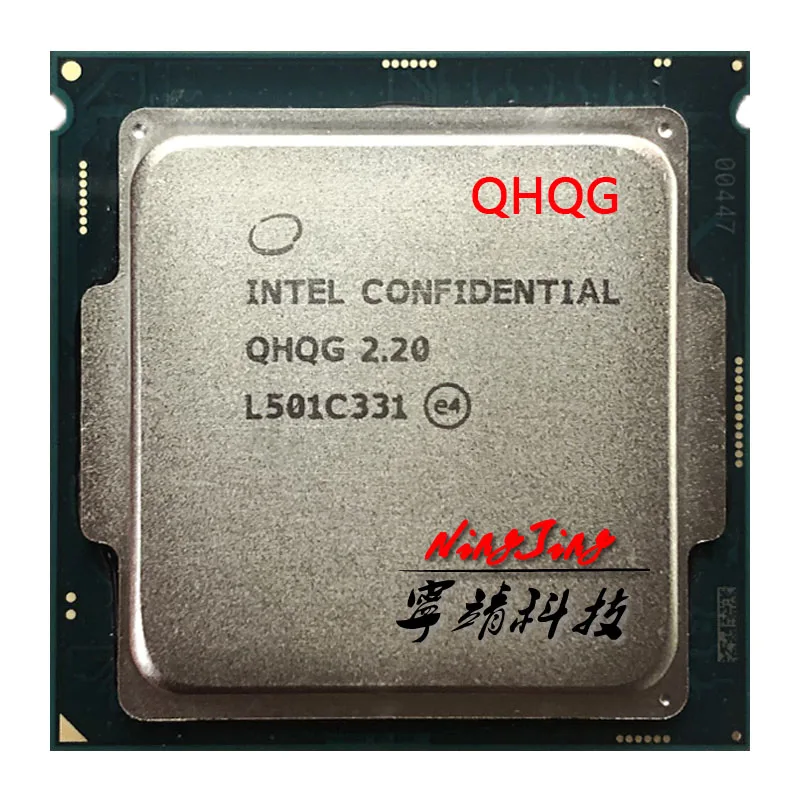Процессор Intel core i7 es QHQG 2 ГГц четырехъядерный восьмипоточный ЦПУ L2 = 1M L3 8M 6700K 6400T LGA