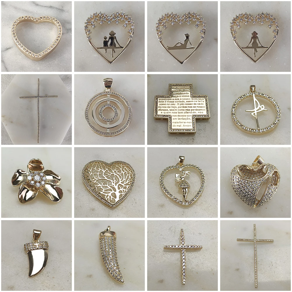 Новый циркон прозрачный CZ серьги шампанского золотого Цвет кулон кубического