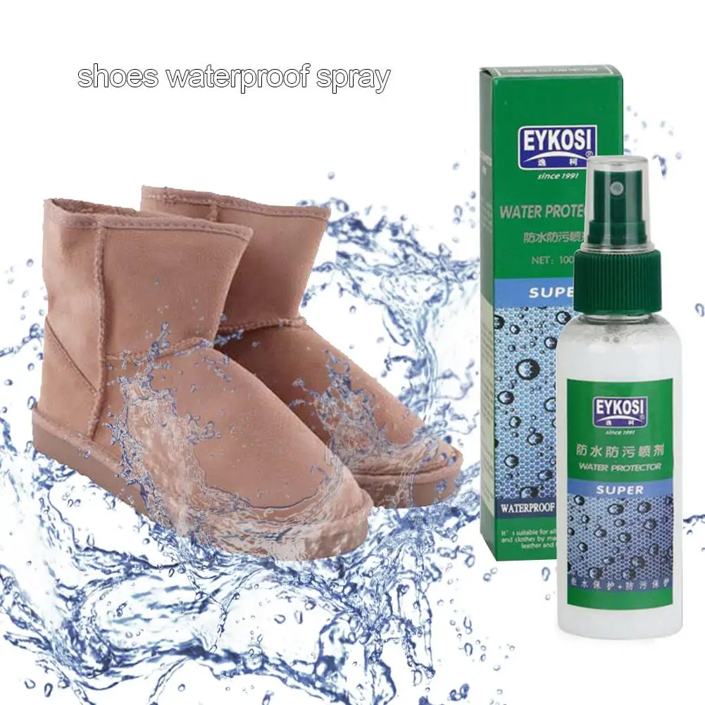 100ml Footwear Protection Spray Waterproof Spray For Shoes Stain Repellent Waterproof Agent Spray Hydrophobic Coating For Shoes