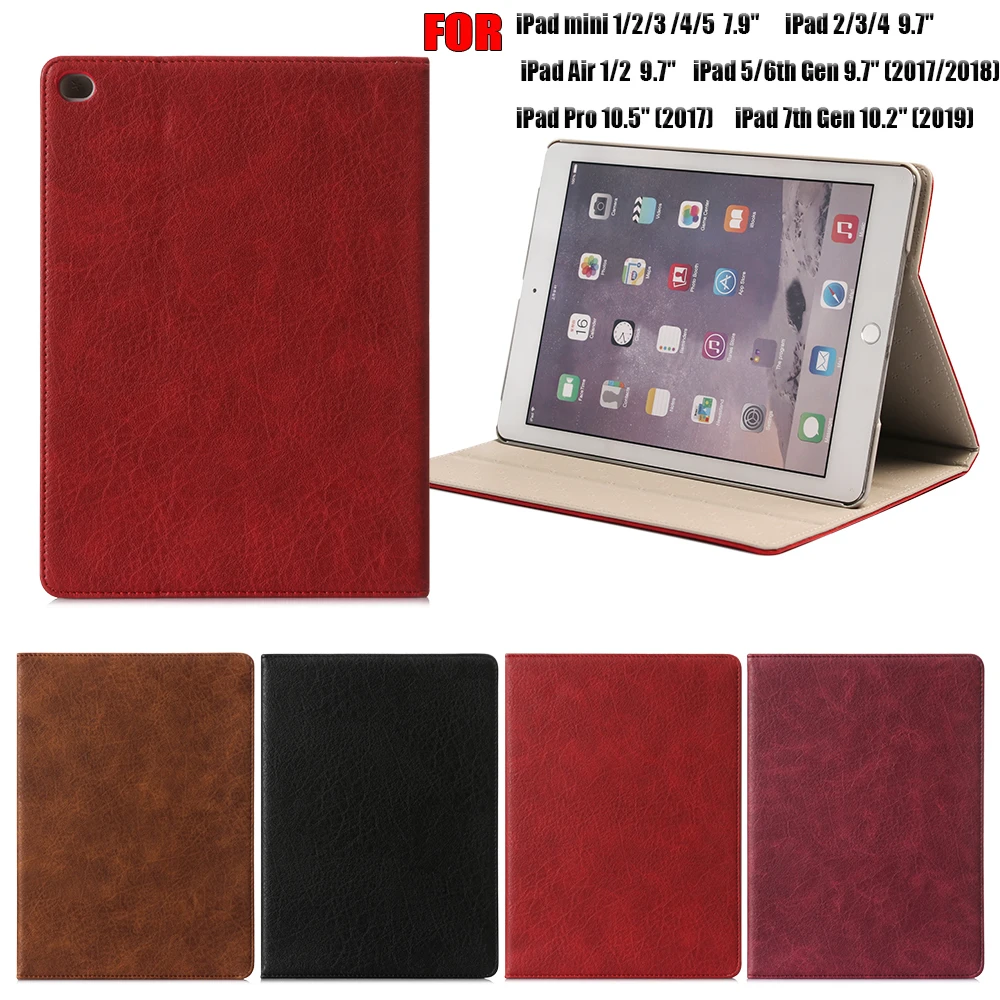 Модный кожаный чехол для планшета защитный корпус ультра тонкий противоударный