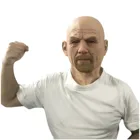 Маска для Хэллоуина, лысый старик, латексная маска для косплея Забавные Маски для праздника, страшная супермягкая маска для взрослых