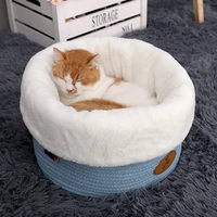 cat beds furniture cat bed winter warm cat bed pet tent removable and washable cat bed four seasons general cat suppliesindoor
