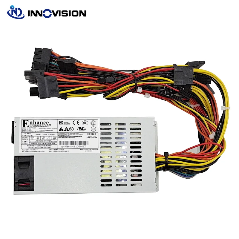 Новый Улучшенный блок питания ENP 7660B 1U mini flex 600 Вт 80PLUS Platinum с 2*6 + 2 разъем GPU |