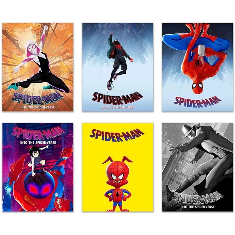 Картина на холсте искусство стену HD печать Marvel Человек-паук домашний декор