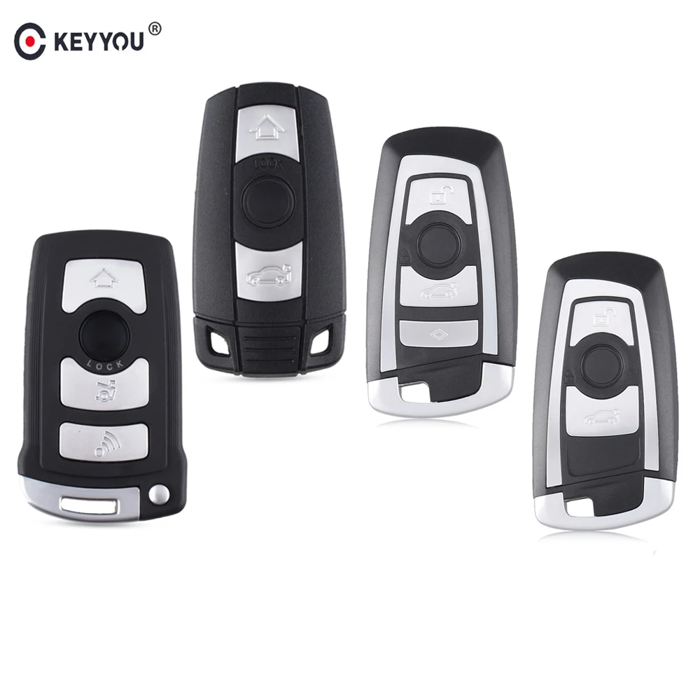 Чехол для ключей KEYYOU 3/4 кнопки BMW 7 серии E65 E66 E67 E68 745i 745Li 750i 750Li 760i|Ключ от авто| |