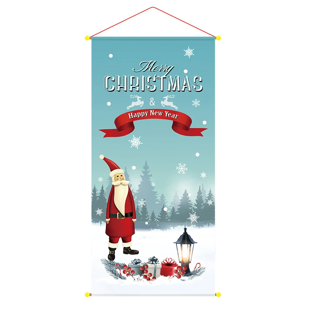 

Xmas Banner Decor For Door Wall Banner 2020 Family Snowman 84*40cm Christmas Ornaments 1 X Christmas Banner Flag