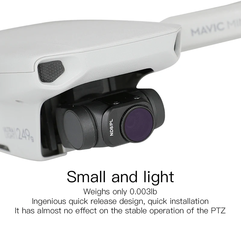 Mavic мини-фильтр для камеры ND-PL CPL ND8 ND16 ND32 ND64 PL Регулируемый Фильтр из алюминиевого