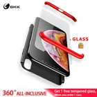 Универсальный чехол 360 для iPhone 12 11 Pro XS X XR Max, Матовый Жесткий чехол для iPhone 12 mini 11 Pro XS X XR Max, чехол Coque