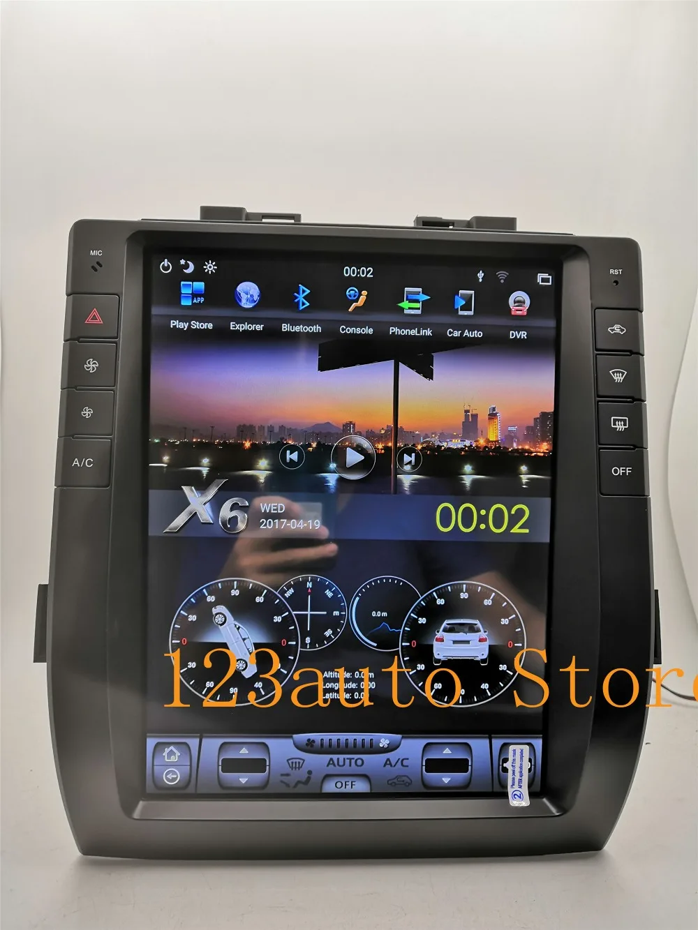 13 дюймов вертикальный экран Tesla стиль Android 8,1 Авто DVD gps навигатор плеер для TOYOTA Alphard ips PX6
