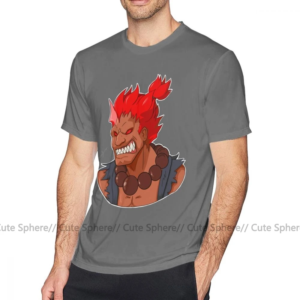 Футболка Akuma футболка Классическая с коротким рукавом забавная Мужская оверсайз