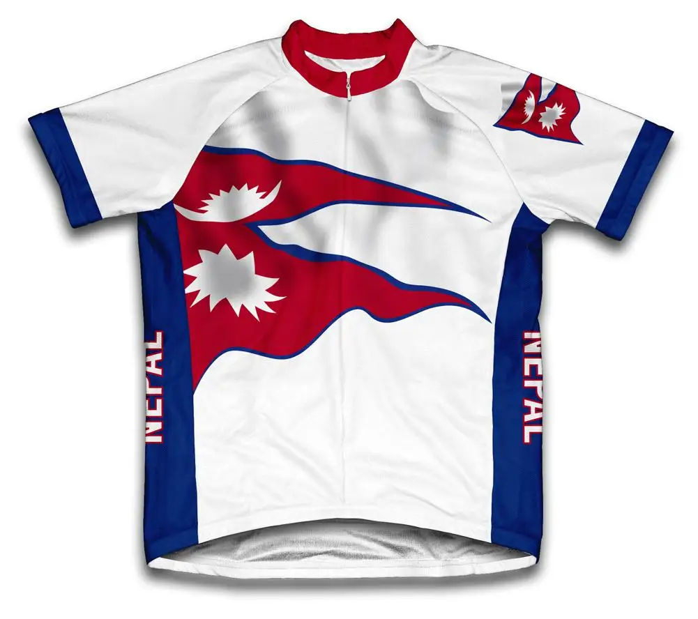 Classic Retro Nepal Short Sleeve Cycling Jersey Set Pro Team Road Bicycle Maillot Ciclismo Men's Summer Bike Wear Clothing | Спорт и