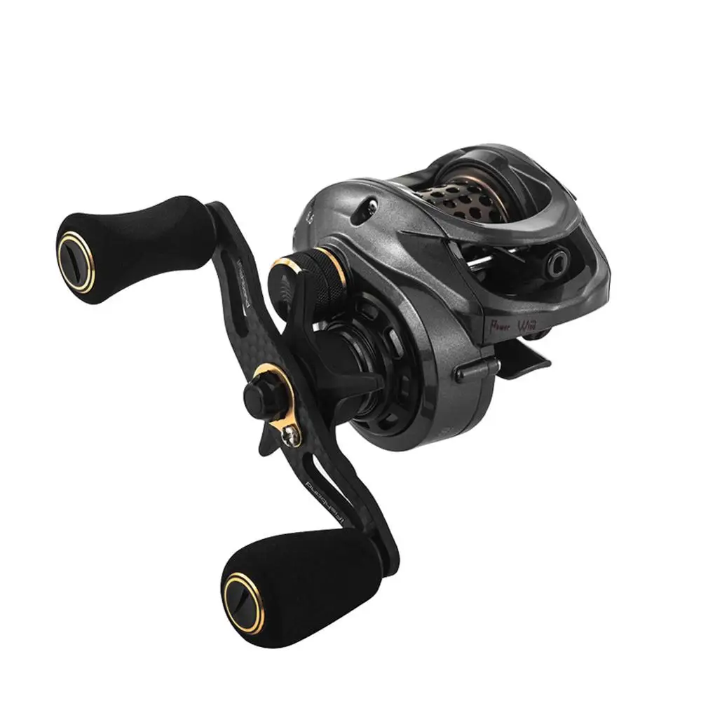 Японская же модель Низкопрофильная катушка микро материал baitcasing ультра