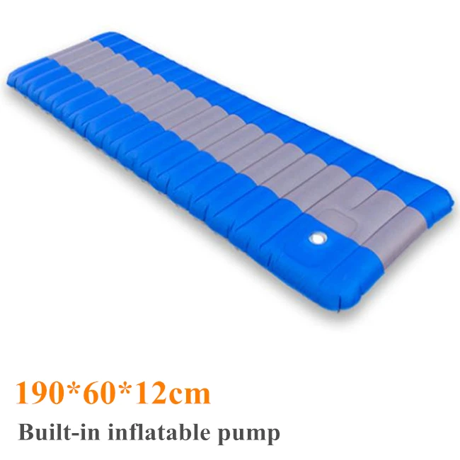 Built-in Pump 4 Надувные коврики для кемпинга, надувные подушки, влагостойкие, для походов на открытом воздухе, для пикника, палатки, плед, коврик для домашнего отдыха, двойной спальный мешок, матрас - Цвет: Built-in Pump 4