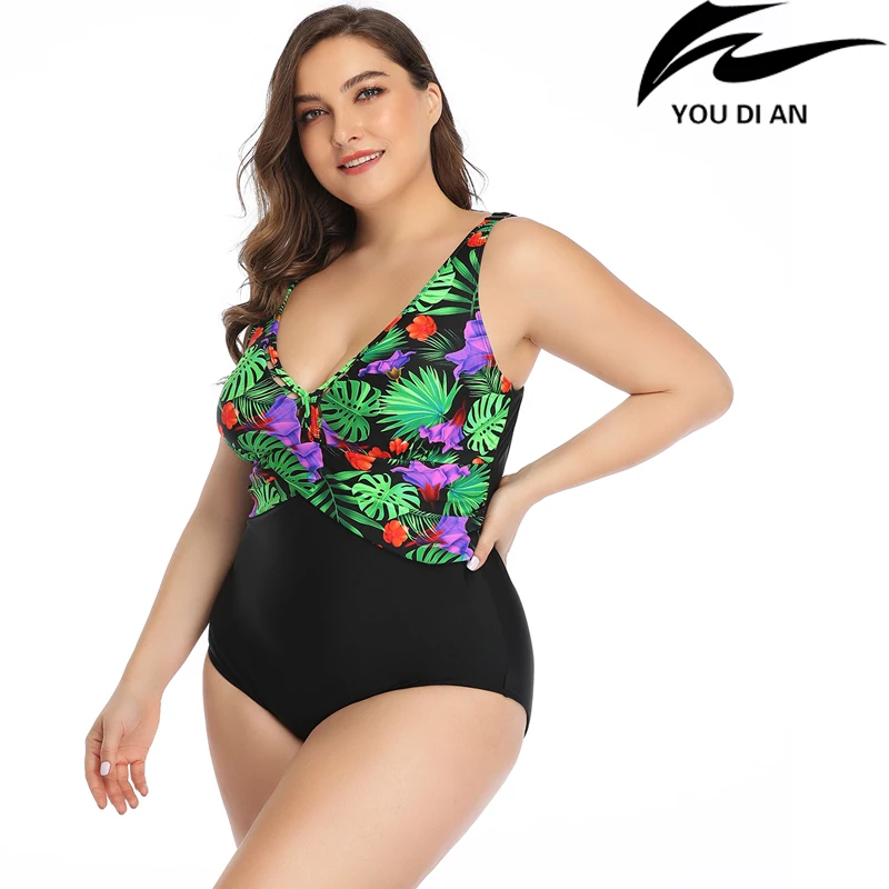 Сексуальный купальник цельный 2020 женские купальники большого размера плюс
