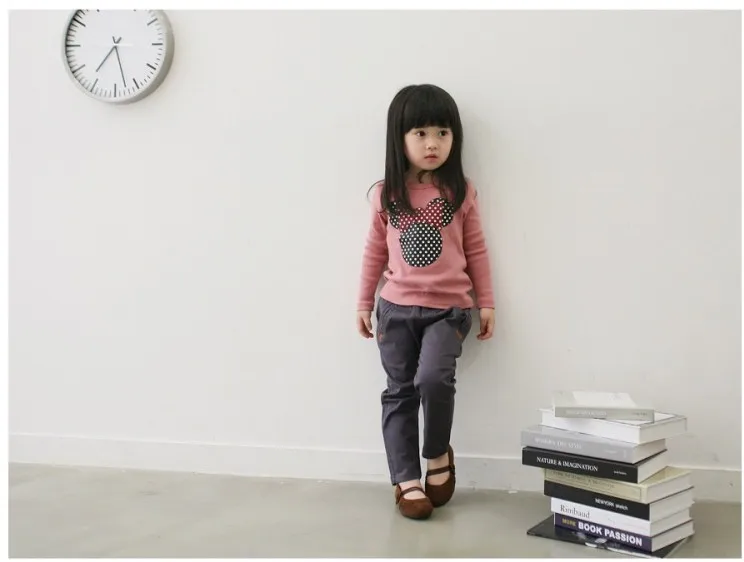 2019 детская одежда новая осенний джемпер с длинными рукавами для девочек милый