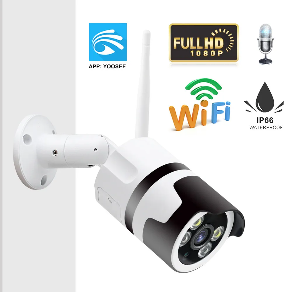 ZILNK WiFi IP камера 1080P 2.0MP IR двухсторонняя аудио беспроводная камера видеонаблюдения наружная CCTV цилиндрическая металлическая P2P Onvif Yoosee