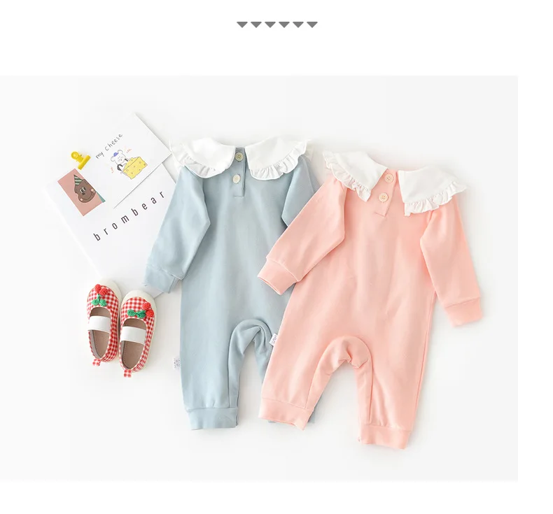 Детский комбинезон Весенний с длинными рукавами и рисунком для новорожденных