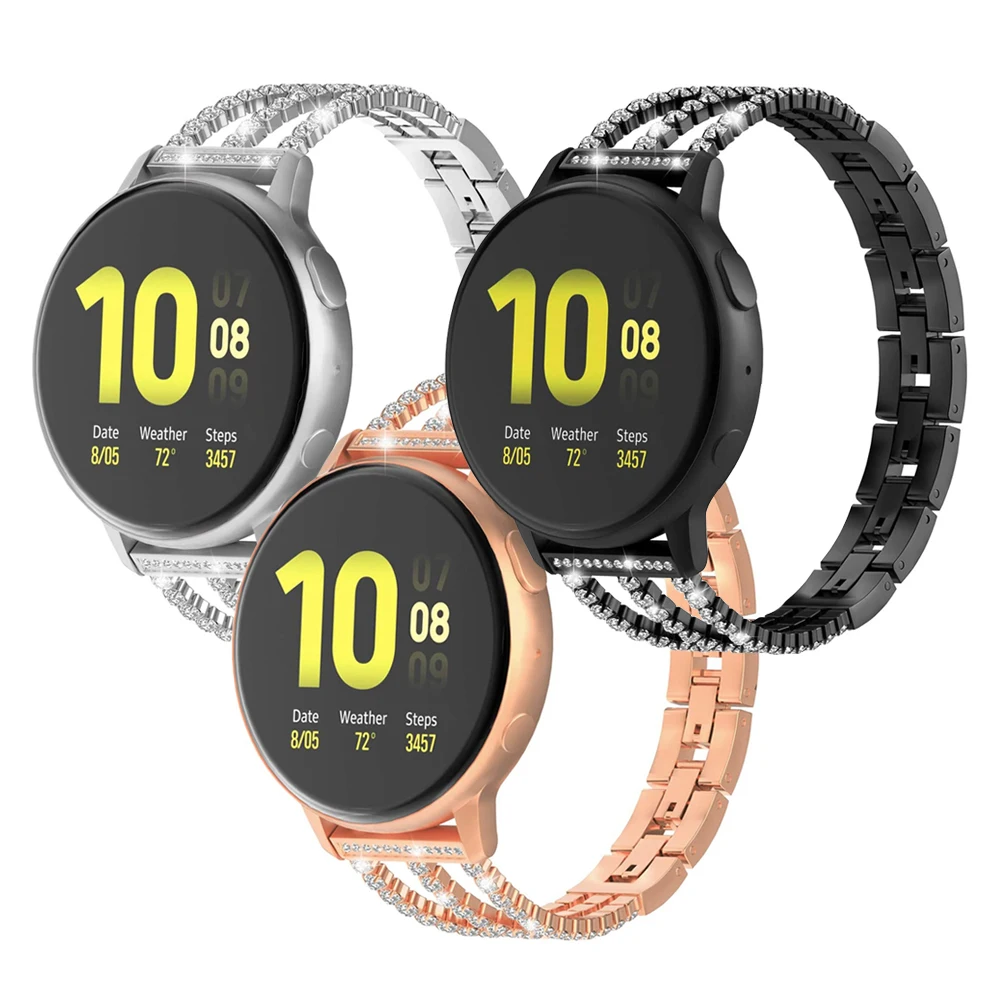 Металлический ремешок для Samsung Galaxy Watch 4  Watch 4 Classic 42 ммWatch 3 41 ммActive 2 44 мм 40 мм 20 мм (art.: 3920b86f4e52c) - 3920b86f4e52c