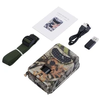 h7jf hunting trail game camera 120%c2%b0wide angle 0 8s trigger time 940nm black light and ip56 waterproof for wildlife monitor