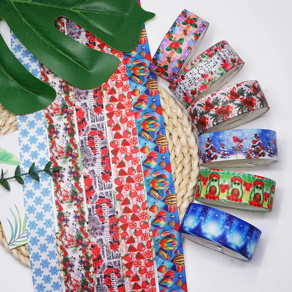 

Бесплатная доставка, 50 ярдов на размер, печатная корсажная лента 56618