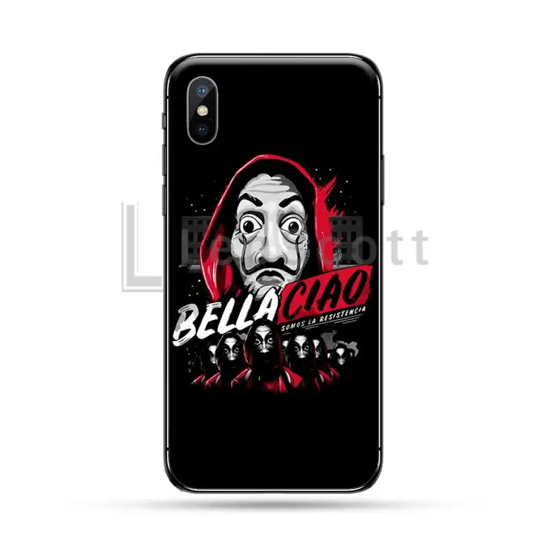 Чехол для телефона с изображением заказчика бумажный чехол надписью The Casa de papel