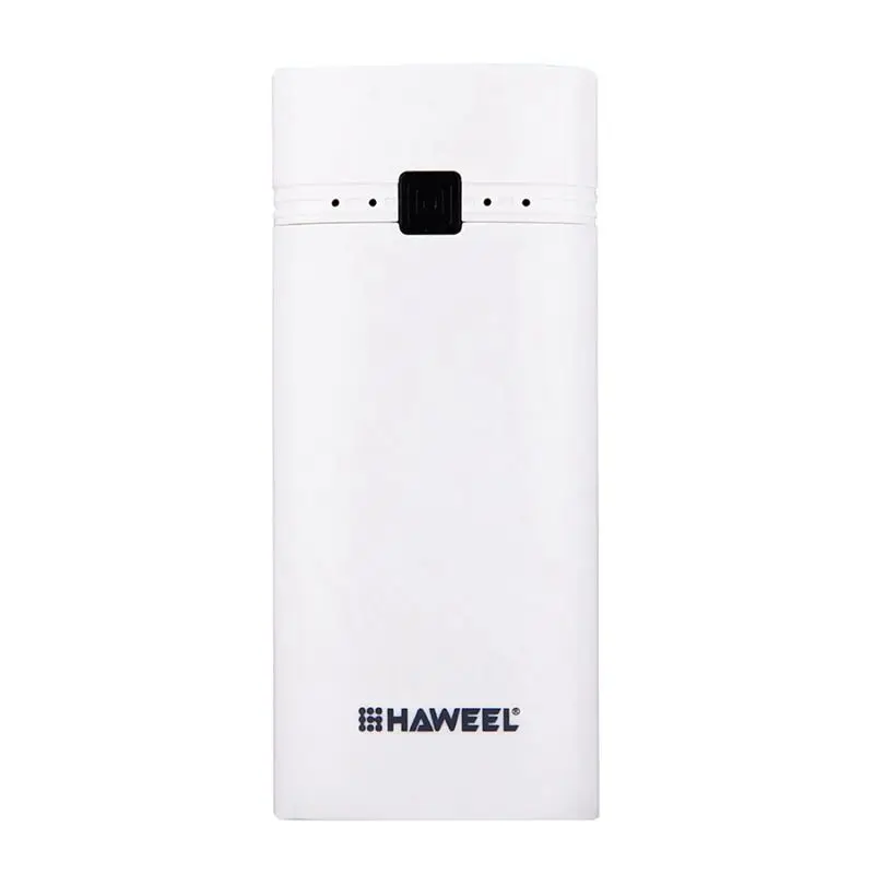 Haweel DIY 2x18650 портативный аккумулятор 5600 мАч Внешний корпус с USB выходом и