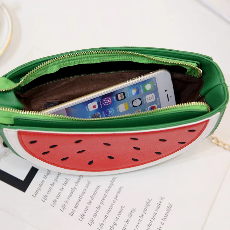 Летняя женская сумка мессенджер из искусственной кожи на молнии жесткая Милая