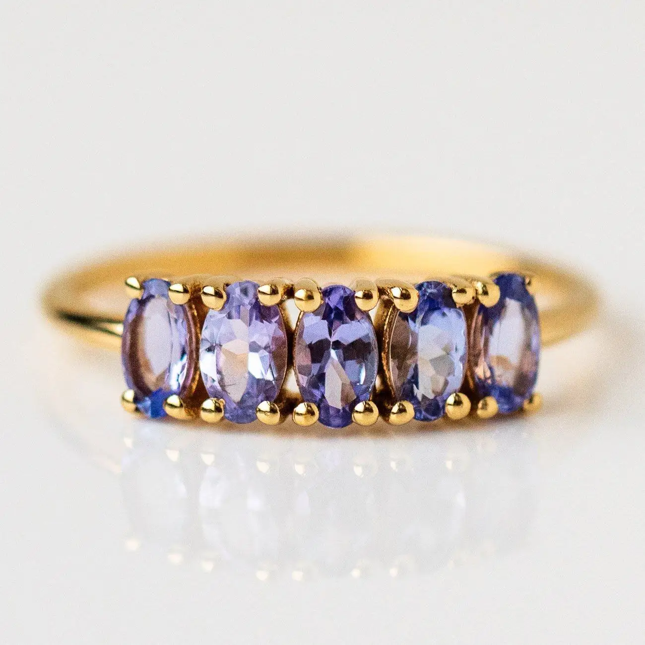 

CANNER Purple Diamond Butterfly Moon Ring 925 Sterling Silver Luxury Fine Jewelry Rings For Women Wedding Anillos Bague Bijoux