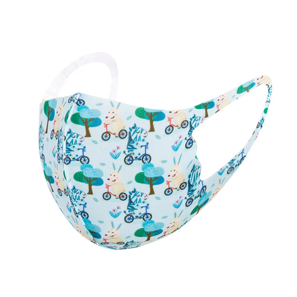 Пылезащитные дышащие маски с мультяшным принтом для детей 20 шт. | Красота и